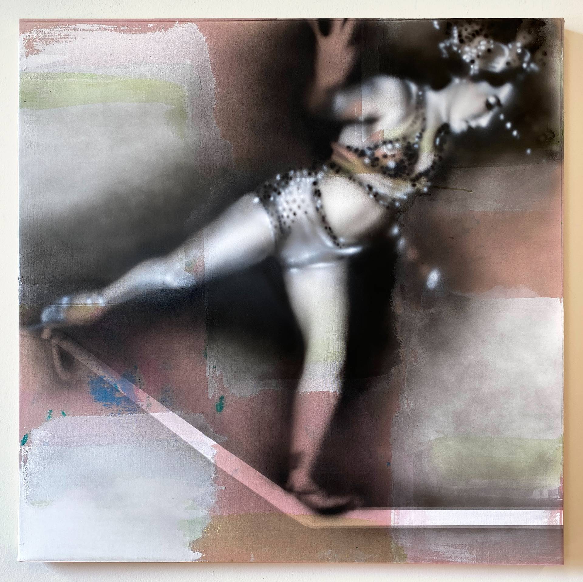 Emilie Stark-Menneg, Step on It, 2022, Acrylic on canvas 42 x 42 inches | 106.7 x 106.7 cm