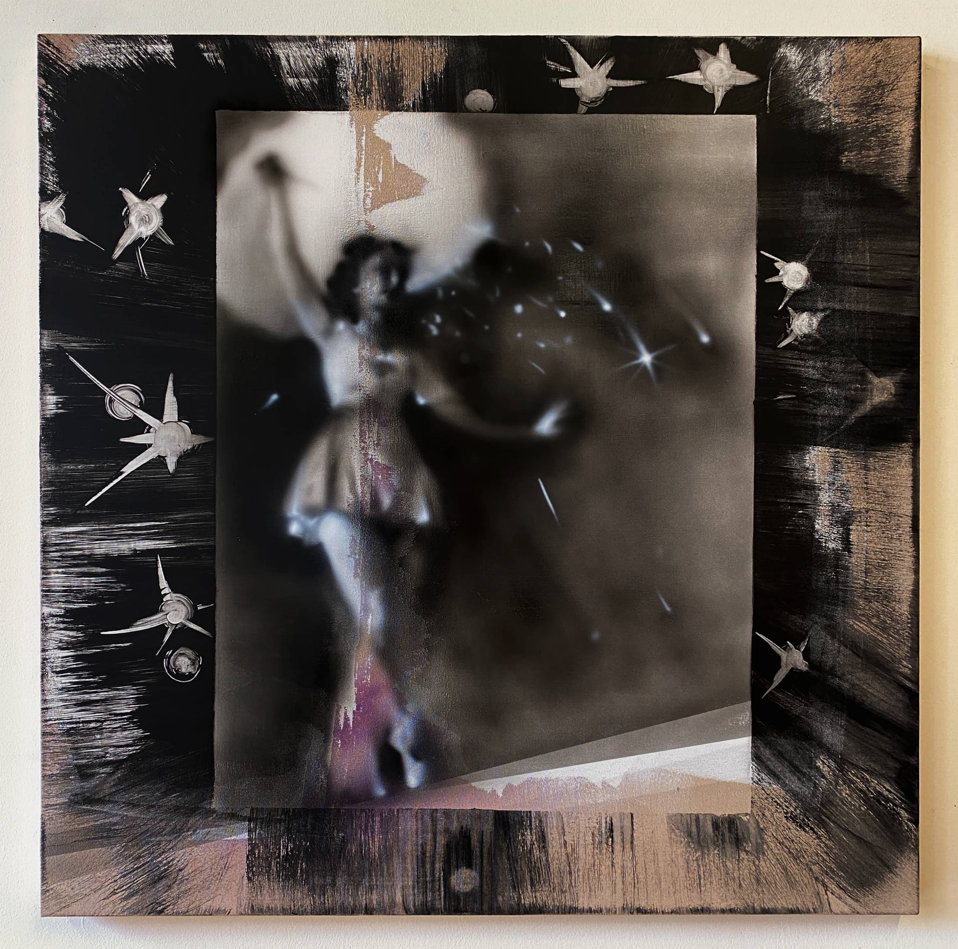 Emilie Stark-Menneg, LIFE, 2022, Acrylic on canvas 42 x 42 inches | 106.7 x 106.7 cm